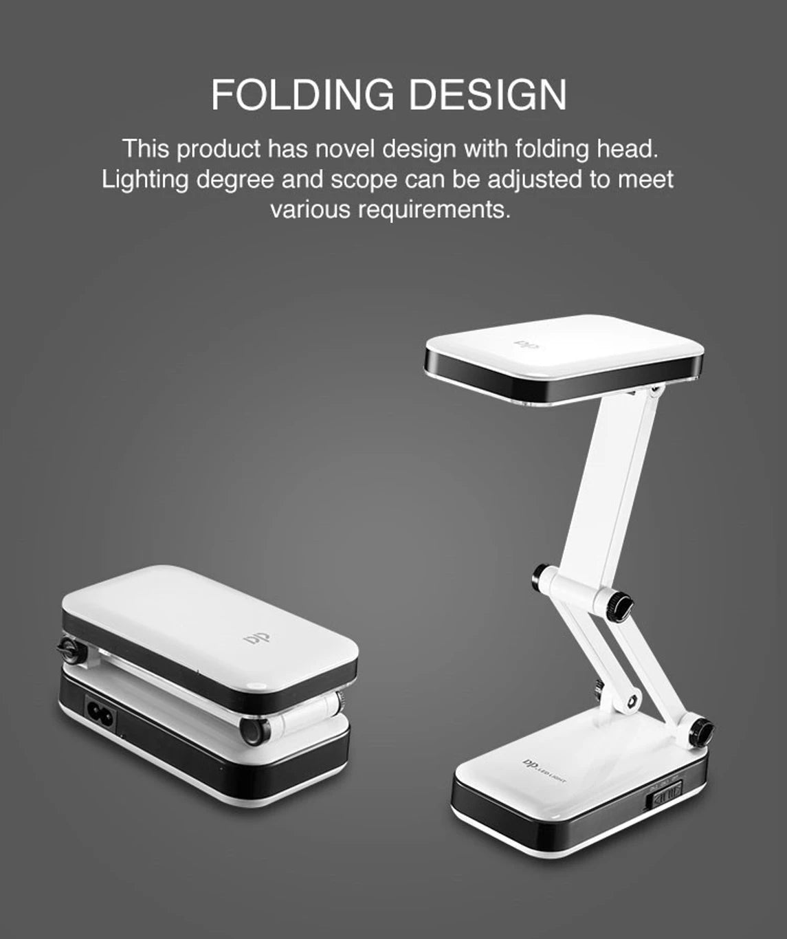 DP Duration Power LED Rechargeable Desk Lamp (Eye-Protection Smart Study Light)