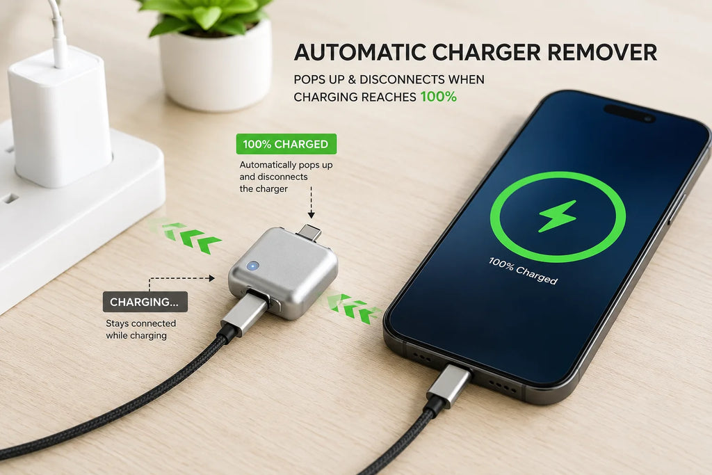 Kuwajia LX-007 Smart Power Off / Auto Disconnect Charger Adapter