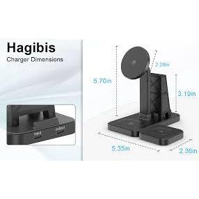 4-in-1 Wireless Charging Station – MagSafe Fast Charger for iPhone, Apple Watch & AirPods