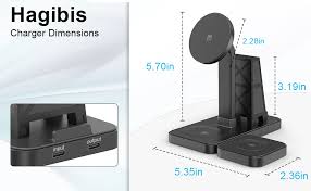 Y15S 4-in-1 Smart Magnetic Wireless Charging Stand (30W High-Speed Output)