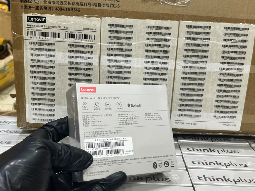 Lenovo Thinkplus LP27 warehouse stock – genuine Lenovo earbuds