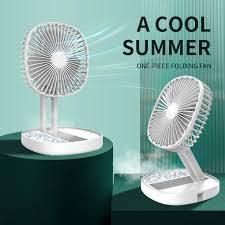 SOGO JPN-410 Portable Rechargeable Folding Desk Fan (Premium Long Battery Life)